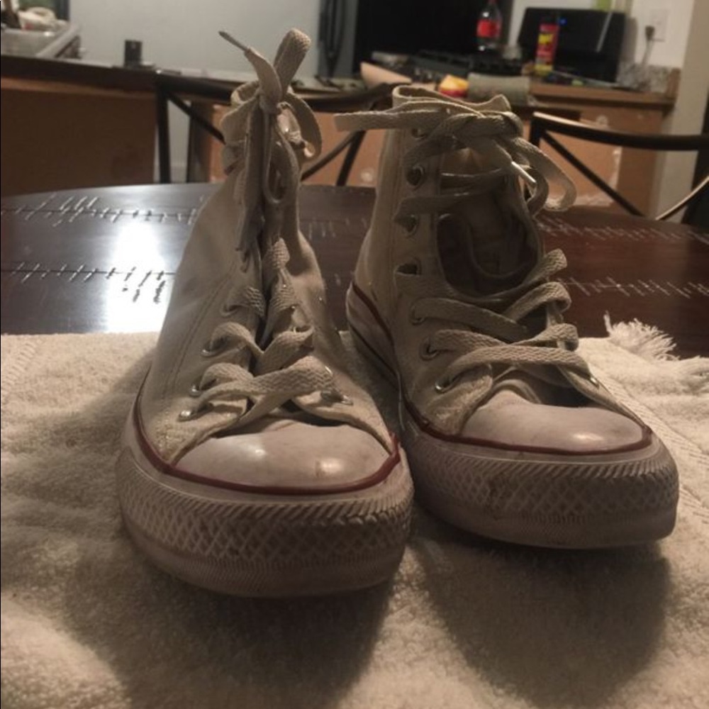 White high top converse